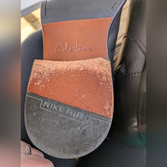 Cole Haan Mens Nike Air Black Mid-Calf Boots 8 - Picture 6 of 14